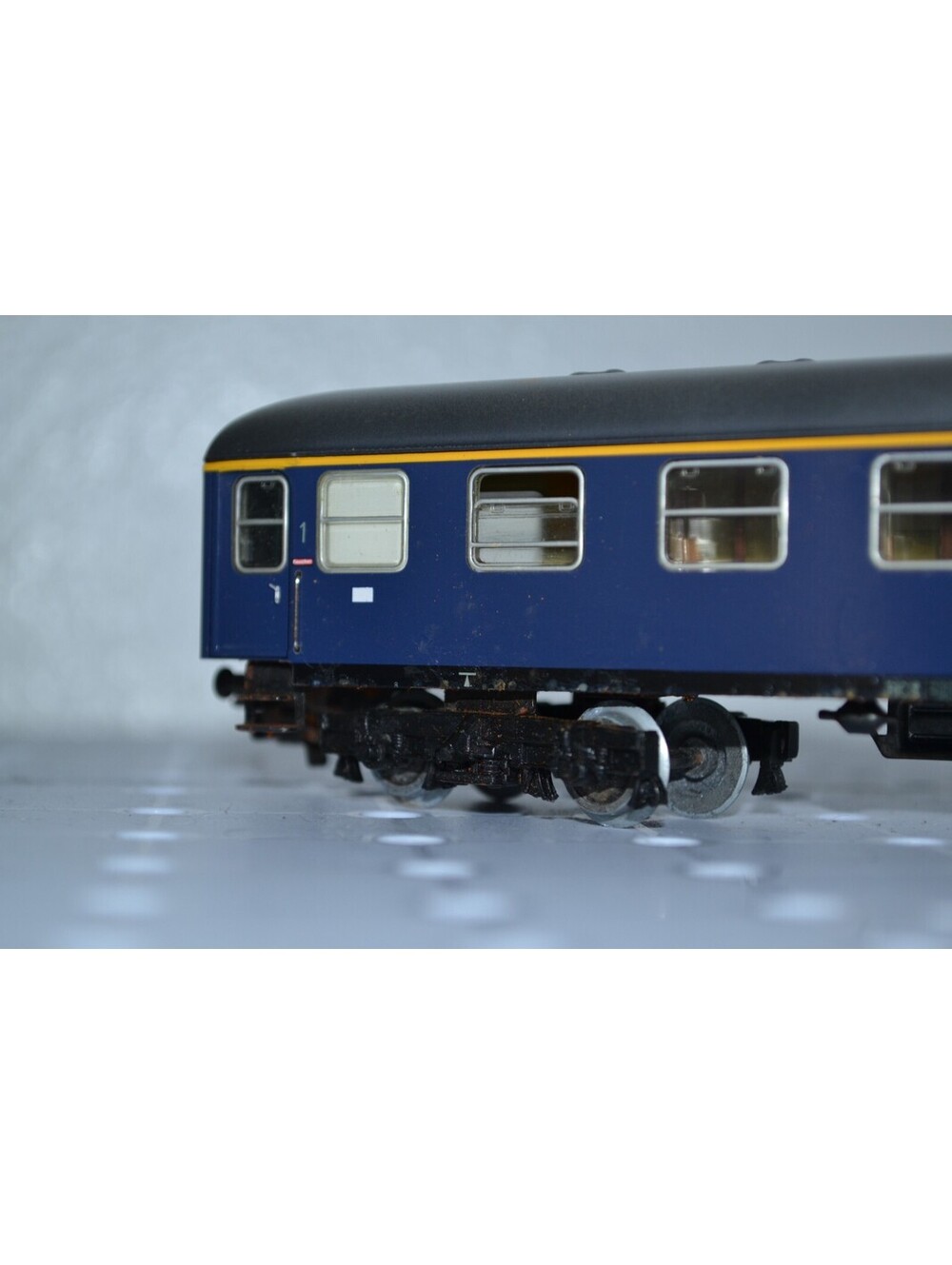 Vintage Marklin HO Gauge 4027 DB Blue Express Coach - Picture 10 of 14